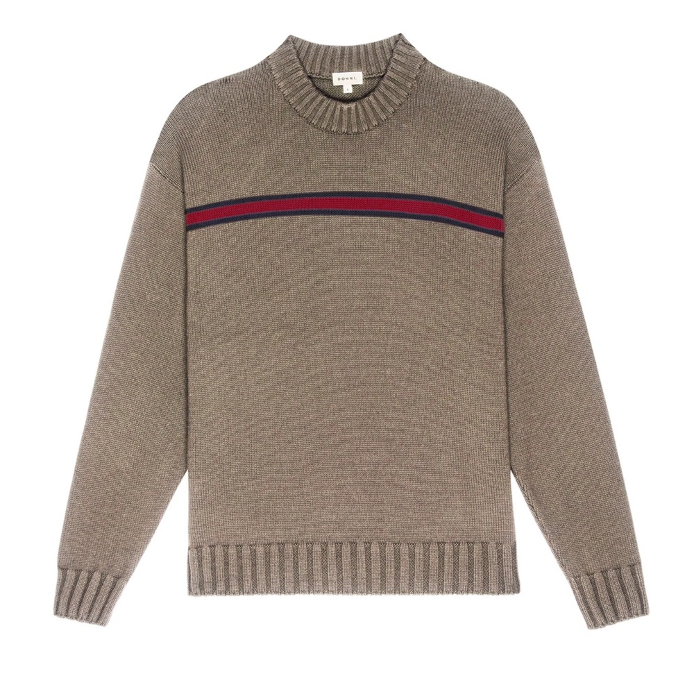 DONNI. cotton cashmere striped sweater small